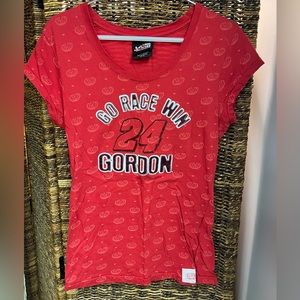 NASCAR- DuPont Motorsports- Gordon (24)‎ women’s Shirt- Red- Medium (slim)